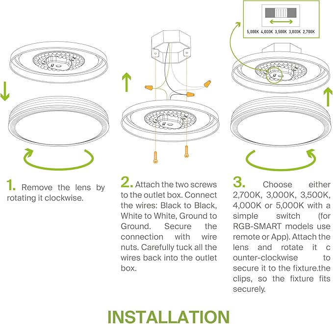 ASD 16 Inch LED Flush Mount Ceiling Light Fixture for Bedroom, 28W 1752LM 5CCT 2700K-5000K, Triac Dimmable Lights, Dining, Living Room, Kitchen Lamps, Modern Home Lighting Fixtures, Nickel, ETL