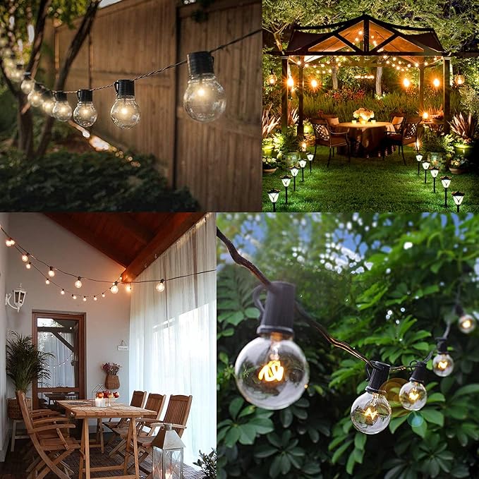 Wax Warmer Light Bulbs, G50 25 Watt for Full Size Scentsy Warmers, G16.5 Globe E12 Base Clear - Long Life-Span and Melt Wax Fast, 120 Volt (6 Pack)