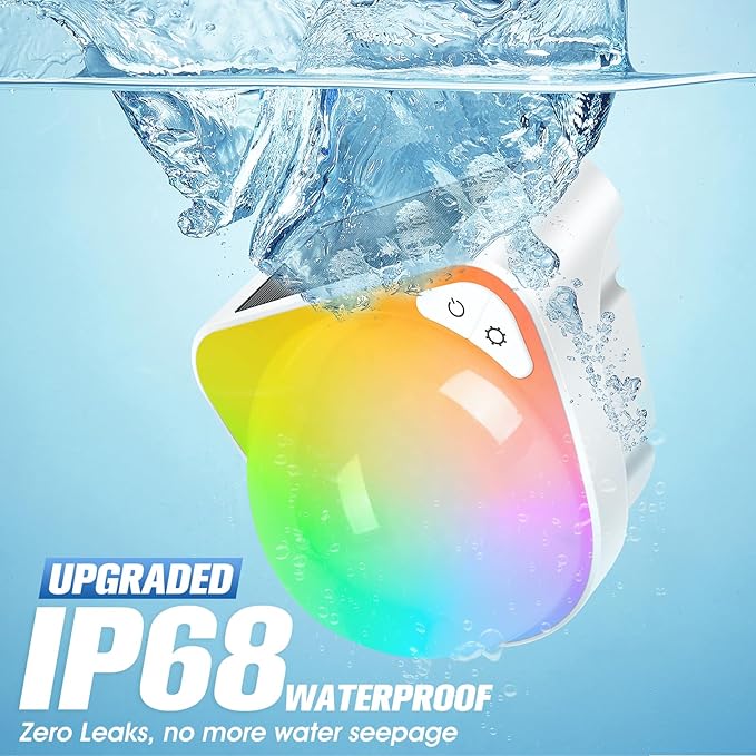 Solar Pool Lights,Solar Powered Above Ground Pool Lights,Frame Pool lights Waterproof,2026 Outdoor Swimming Pool Solar Light,Color Changing Pool Light for Above Ground Pool Accessories-2PC