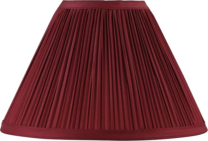 Aspen Creative 59174, Empire Uno Lamp Shade, Dark Mahogany, 4" Top x 10" Bottom x 7" Slant Height, Slip UNO 33mm