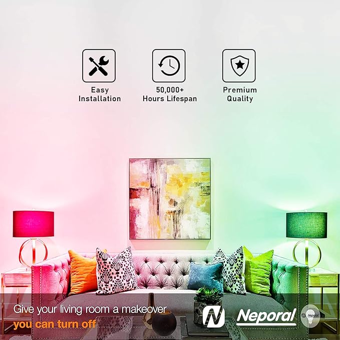 Neporal Sleep Light Bulbs, 99.96% Blue Light Blocking, A19 6W(40 Watt Equivalent) Soft Warm Light Bulbs, Eye-Caring Amber Soft Yellow Night Light E26 for Bedroom, Reading, Baby Nursery, Green