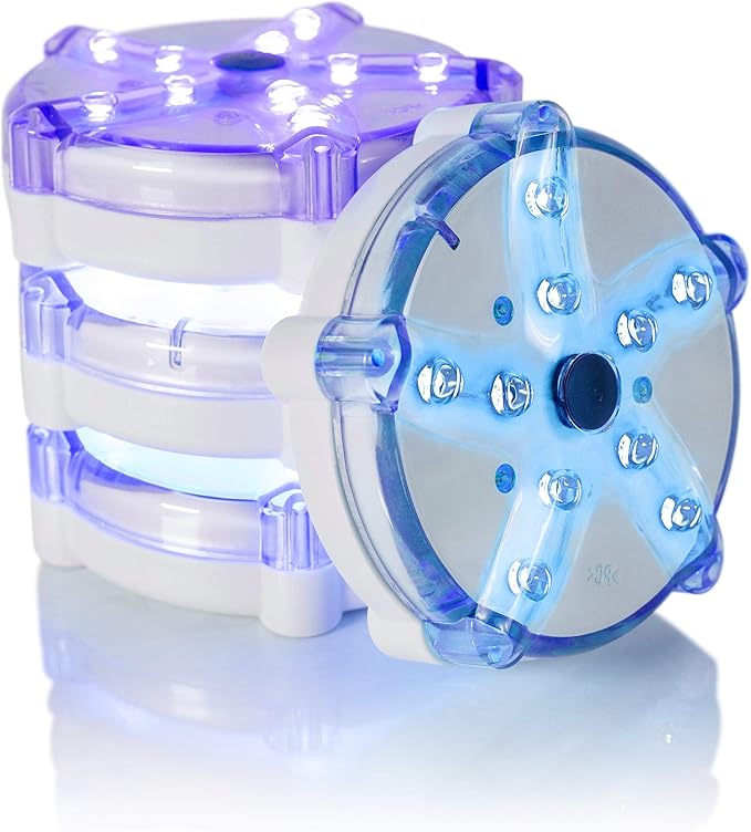 Floating Pool Lights 2PK, LED Color-Changing Underwater Pool Lights that Float, 100% Waterproof Starfish Lamp, Lighting Décor for Inground or Above Ground Swimming Pools, Fountain, Pond, Spa, Hot Tub
