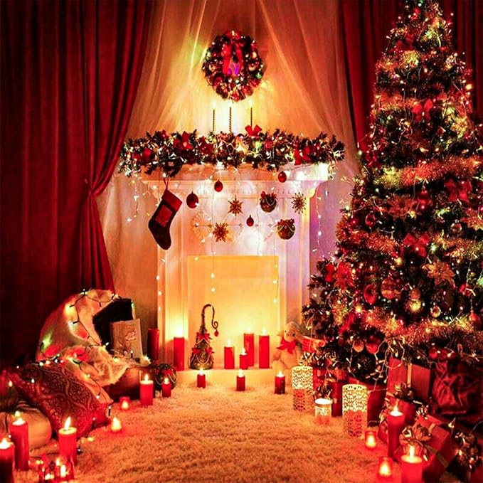 100 LED Warm White String Lights Indoor Decorations, 33ft Plug in & Connectable Clear Wire Fairy Lights Lamp for Bedroom, Wedding Party, Birthday, Christmas Tree, Yard & Patio Hanging Decor