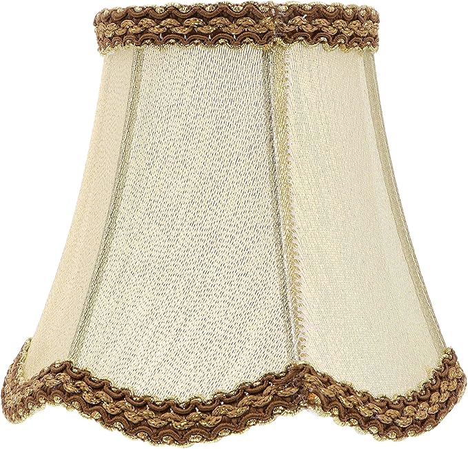 ARTIBETTER Lamp Covers for Table Lamps, Clip on Lamp Shade, Upside Down Lampshade for Vintage Lamp, Small Lampshade with Bulb Clip, Lamp Shade for Vintage Lamp, Pleated Lamp Shade