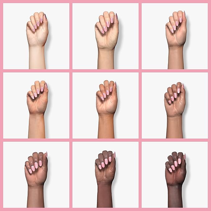 Jelly Pink Gel Nail Polish Set, 10 Colors Spring Summer Nude Kit Milky White Natural Gel, Soak Off LED DIY Art Salon Manicure Gifts for Girls.