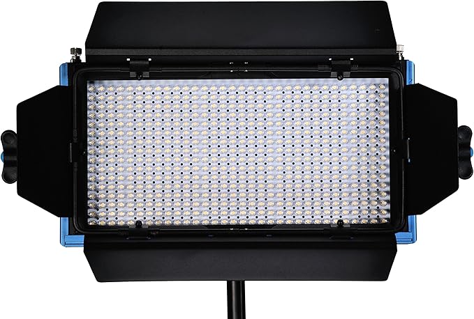 Dracast Pro Series LED1000 Bi-Color LED 2 Light Kit with V-Mount Battery Plates and Light Stands