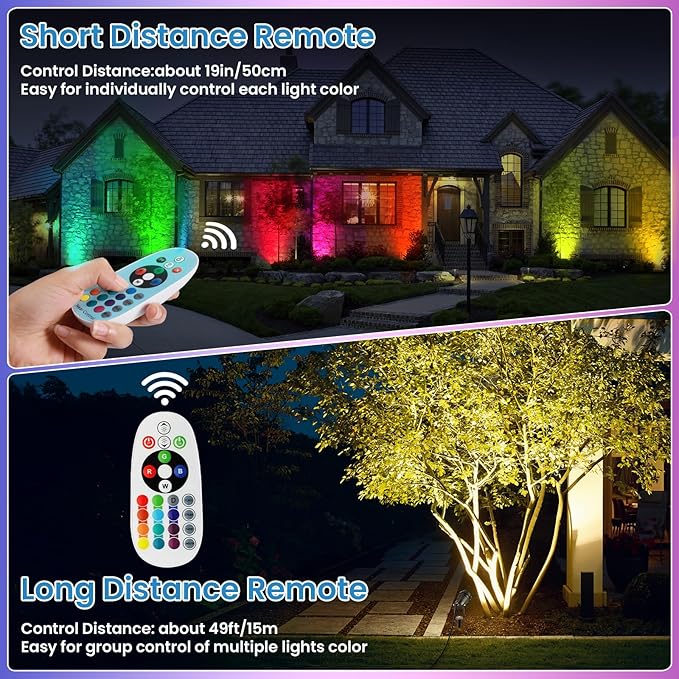 Junview Low Voltage Landscape Lights with Connectors Grated Top Anti-Glare LED Well Lights 12V-24V Waterproof Outdoor In-Ground Light Garden Landscape Lighting for Deck Pathway Yard (14)