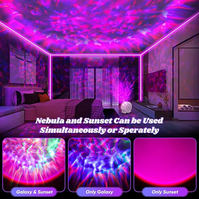 Galaxy Projector, Light Projector, Night Light Projector with 41 Lighting Modes, Galaxy Light Projector with Timer and Remote, for Kids Adults, Bedroom, Home Theater, Christmas