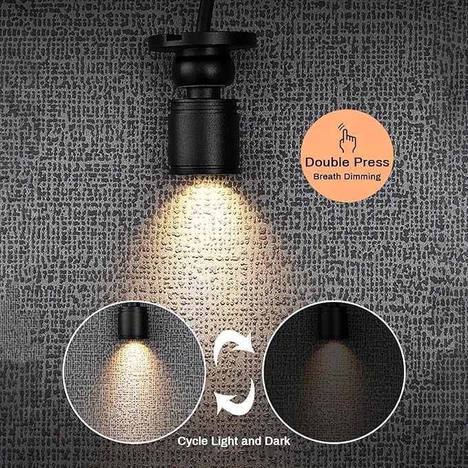 5V Dimmable LED Mini Spot Light with 6.6ft Cable, Jewelry/Indoor Picture/Art/Model Display Lights, USB Powered Spotlight for Jewelry Cabinets, Entryways, Tables Shelves (Positive White 6000K, 1 Pack)