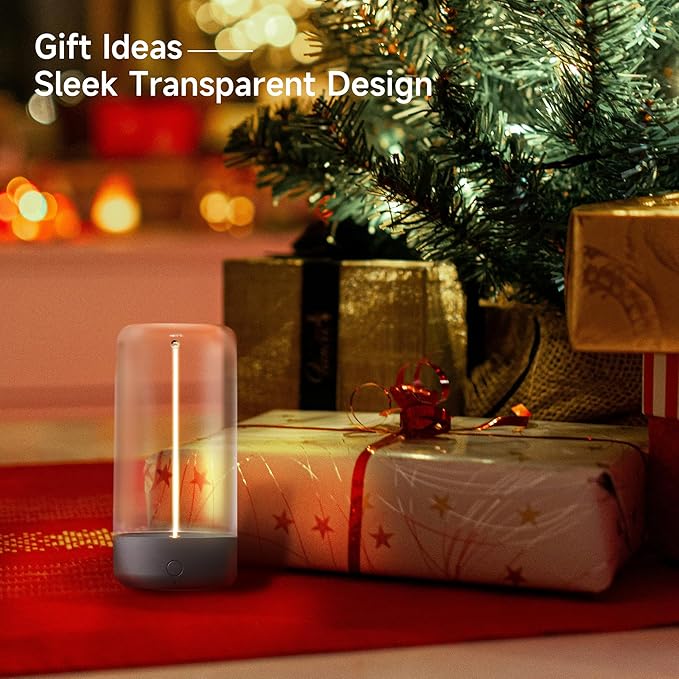 AUGE LIGHT Mini Minimalist Table Lamp Cordless Lamp Rechargeable Table Lamp Portable Nightstand Lamps Desk Lamps for Home Office Unique Ambient Light Mood Lighting for Desk Decor Beside