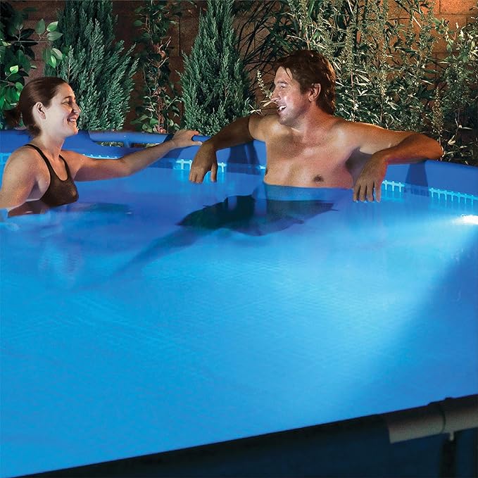 Game Pool Lights - 12 Colors 3 Modes, Easily Installable, Remote Controlled, Uses 3 AAA Batteries, for Above Ground Pools