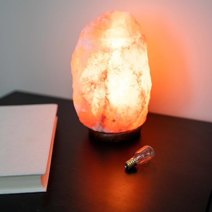 GoodBulb Himalayan Dimmable Salt Lamp Light Bulbs 25 Watt - Candelabra Bulb Adapter - Warm White Light - E12 Light Bulb - 2500 Hour Life (Pack of 8)