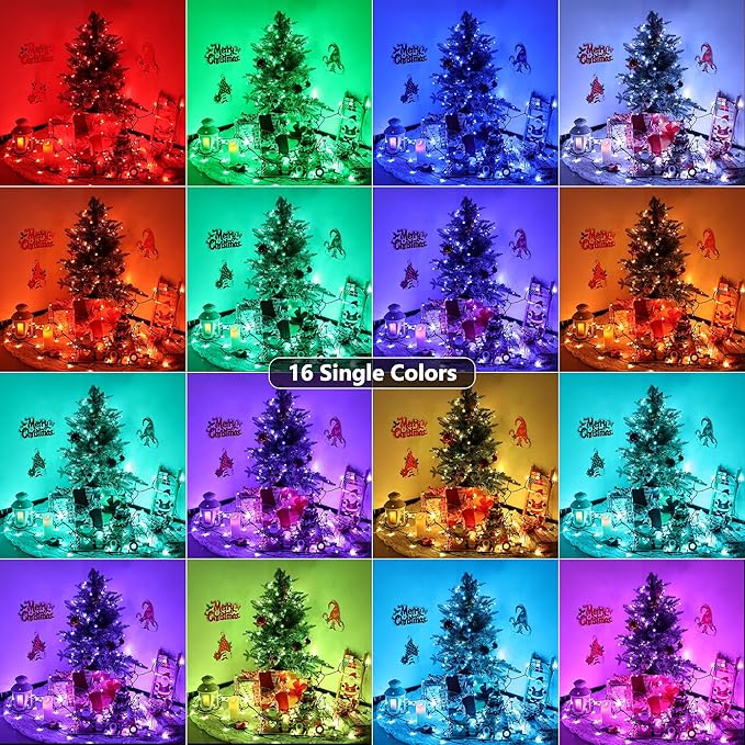 Easter Lights Outdoor, 164ft 500 LED RGB Color Changing String Light with Remote, Pastel Lights - Plug in Twinkle White Lights for Easter Decor Indoor Party Garden Yard