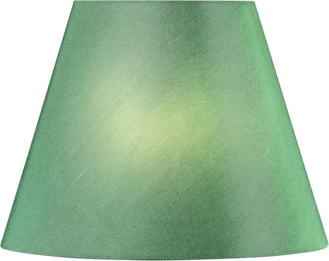 Aspen Creative 56030 Empire Uno Lamp Shade in Forest Green, 5" Top x 9" Bottom x 7" Slant Height, Slip UNO 33mm