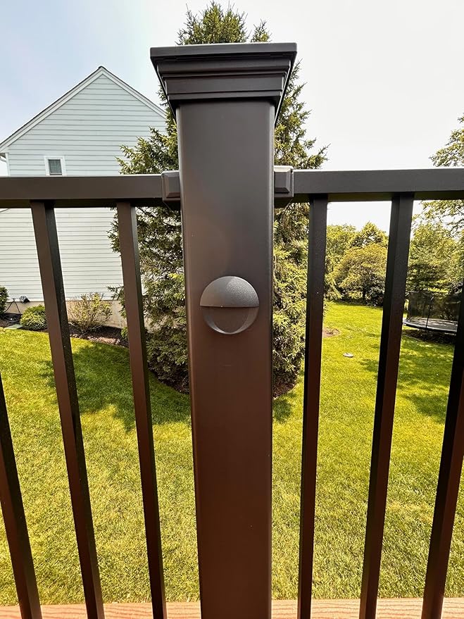 Tru-Scapes® 2.5″ LED Slim Puck Light for Deck or Fence Post (Black)