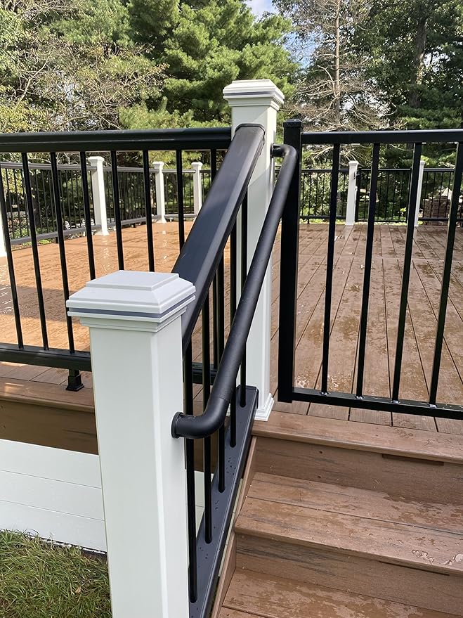 Tru-Scapes® 4.5” Composite LED Low Voltage Deck Post Cap Light (ONLY fits a Trex Transcend Post) (White) (NOT Solar) - Works with Trex LightHub Plug N Play System