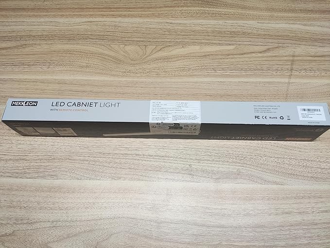 Under Cabinet Lights Remote Control,2 Pack Magnetic Dimmable Closet Lights,USB Rechargeable Wireless LED Shop Light,Ceiling and Under Counter Lights for Kitchen, Black, 60CM