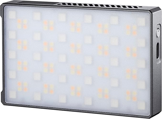 Godox KNOWLED RGBWW Creative LED Light, Magnetic Pocket Panel w/ 2500–8500K CCT, RGB/HSI/FX/Music Modes, CRI 96+ TLCI 97, 2-Hour Battery, USB-C & Wireless Charging, Diffuser & Cold Shoe Mount (C5R)