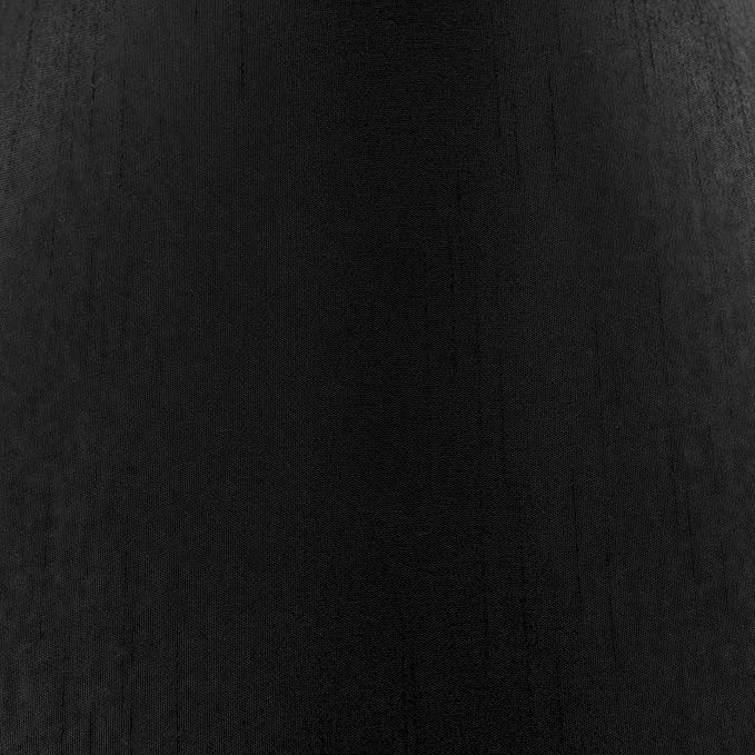 Black Lamp Shades Set of 2 Small Barrel Shades, Fabric Lampshade for Table and Floor Lamp, 5.5'' Top x 10'' Bottom x 7.2'' Height, Spider Fitting, Handcrafted By GO&SO