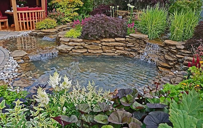 HALF OFF PONDS LumiNight Pond and Landscape Lighting - 48-LED RGB Color Changing Light Ring
