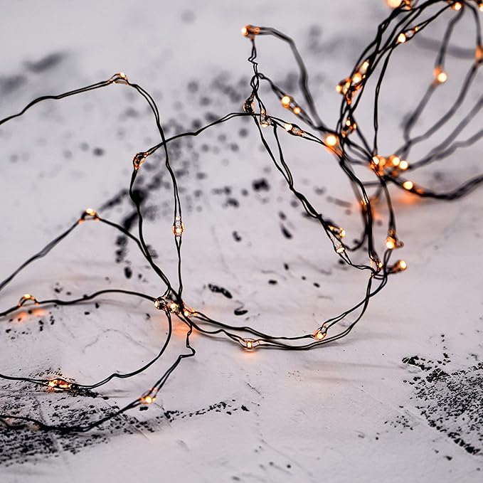 Nature Rattan Pumpkin String Lights Fall Garland with Lights Battery Operated with Remote - Perfect Thanksgiving Halloween Fall Decorations (Orange Fairy)
