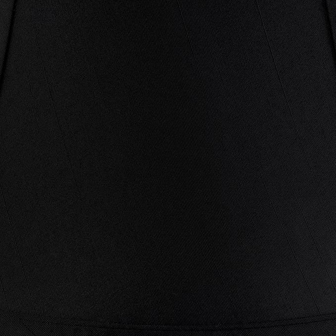 GO&SO Black Bell Lamp Shade 6" Top x 13" Bottom x 10.6" High (Spider) Traditional Table & Floor Lamp Shade - Side Ribbing Hand Crafted Lampshade Replacement