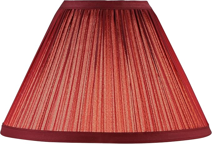 Aspen Creative 59174, Empire Uno Lamp Shade, Dark Mahogany, 4" Top x 10" Bottom x 7" Slant Height, Slip UNO 33mm
