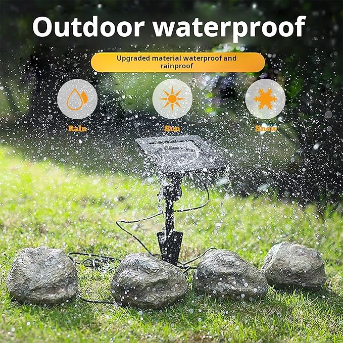 LIYAOLI Solar Rock Lights 4-Pack | Auto-Dimming & 8H Runtime | IP44 Waterproof Landscape Lighting for Garden/Pathway/Lawn Outdoor Decorative (Natural Stone Texture)