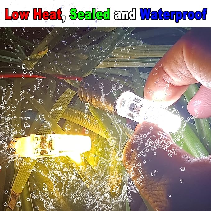 ALIDE T10 T5 921 922 912 194 168 RV LED Bulbs Cool White 10-Packs, Bright 6000K LED Replacement 12 Volt Landscape Camper Trailer Boat Trunk Interior Dome Map License Backup Reverse Lights