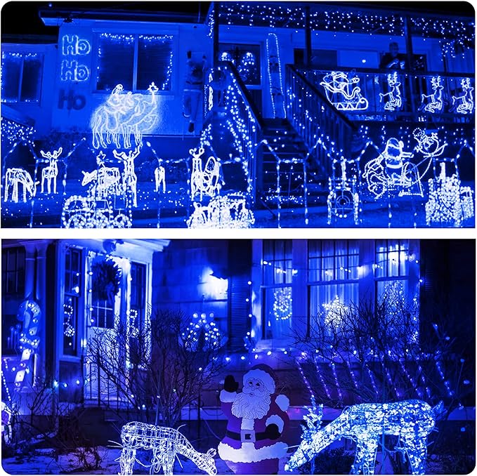 Flaspar LED Blue Light Bulb, G14 G45 Mini Globe String Light Bulbs, E26 Colored Light Bulbs for Home Wedding Christmas Halloween Bar Party Mood Decor, 6Pack