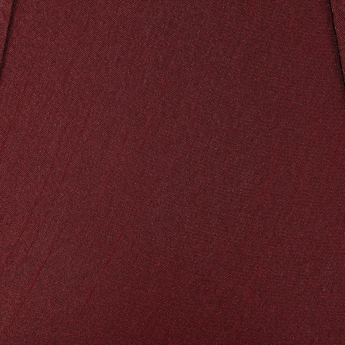 Burgundy Bell Lamp Shades 6" Top x 13" Bottom x 9.8" High(Spider) Medium Lamp Shade, Fabric Lamp Shade for Table Lamp,Bedside Lamp,Side Ribbing Hand Crafted Replacement Lampshade by GO&SO
