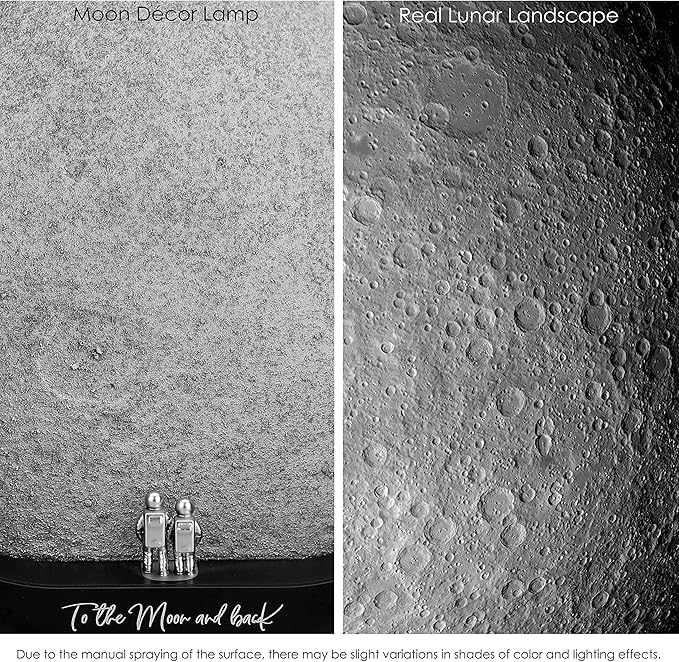 mamre Moon Décor Lamp Anniversary Dating Valentine’s Day Gift Ideas Astronomy Artwork, to The Moon and Back