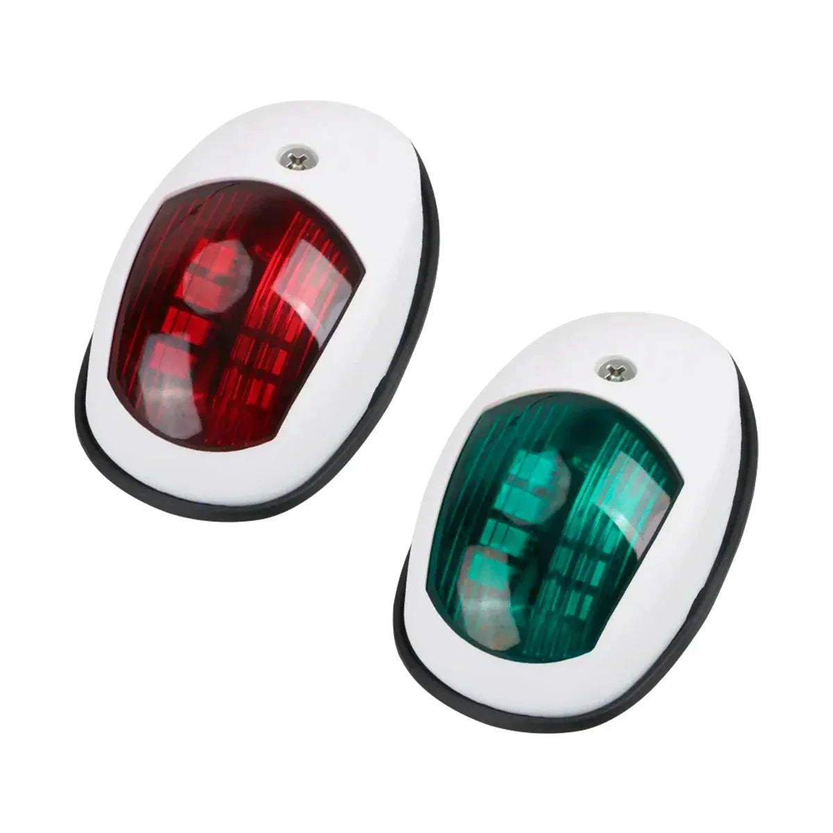 2Pcs LED Navigation Lights For Boats 12V 24V Boat Position Lights Marine Lights Waterproof Boat Lamp Red Green