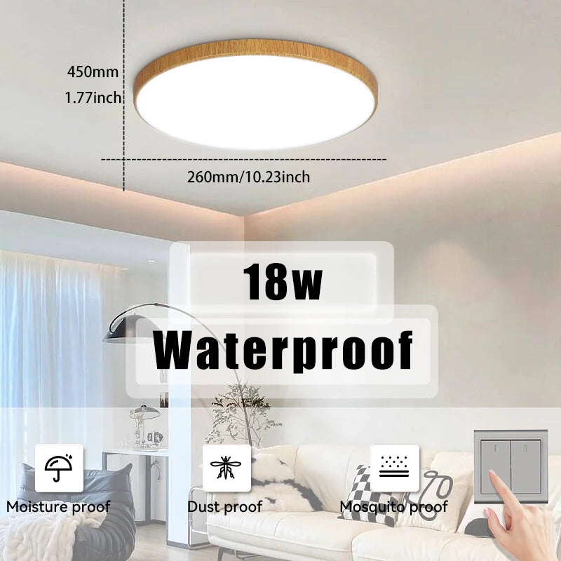 Waterproof Bathroom Light ceiling lamps Led Kitchen Ceiling Lights 30W 40W Led Ceiling Lamp For Living Room Balcony Toilet 220V