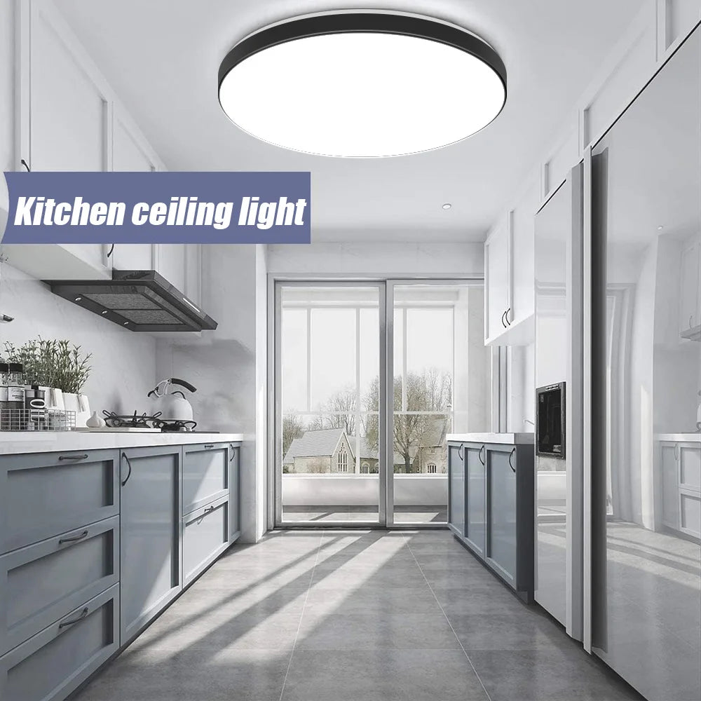 Waterproof Bathroom Light ceiling lamps Led Kitchen Ceiling Lights 30W 40W Led Ceiling Lamp For Living Room Balcony Toilet 220V