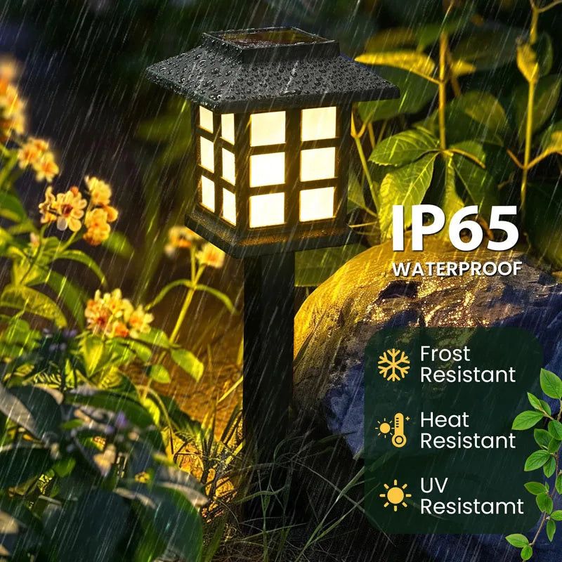 8 Pack Solar Pathway Garden Lights Outdoor Waterproof Landscape for Yard Patio Walkway Driveway Decor Solar Lawn Lamp Lighting