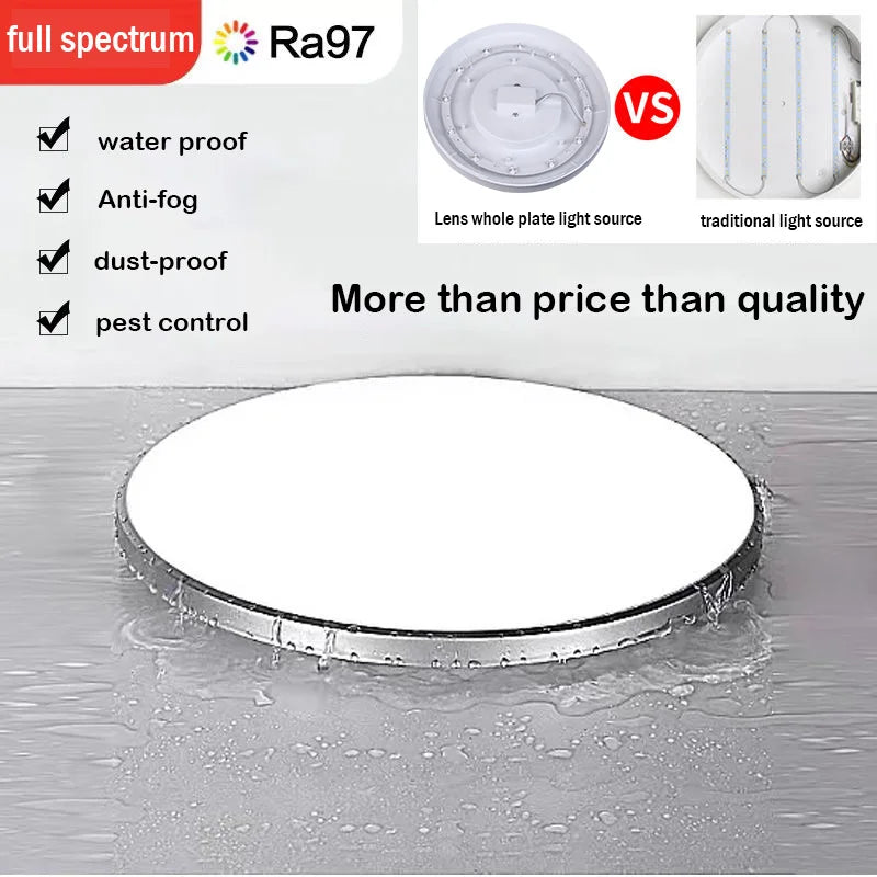 Waterproof Bathroom Light ceiling lamps Led Kitchen Ceiling Lights 30W 40W Led Ceiling Lamp For Living Room Balcony Toilet 220V