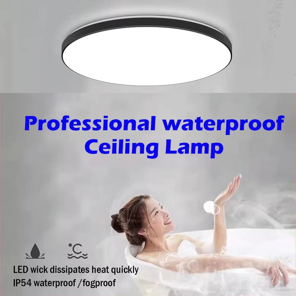 Waterproof Bathroom Light ceiling lamps Led Kitchen Ceiling Lights 30W 40W Led Ceiling Lamp For Living Room Balcony Toilet 220V
